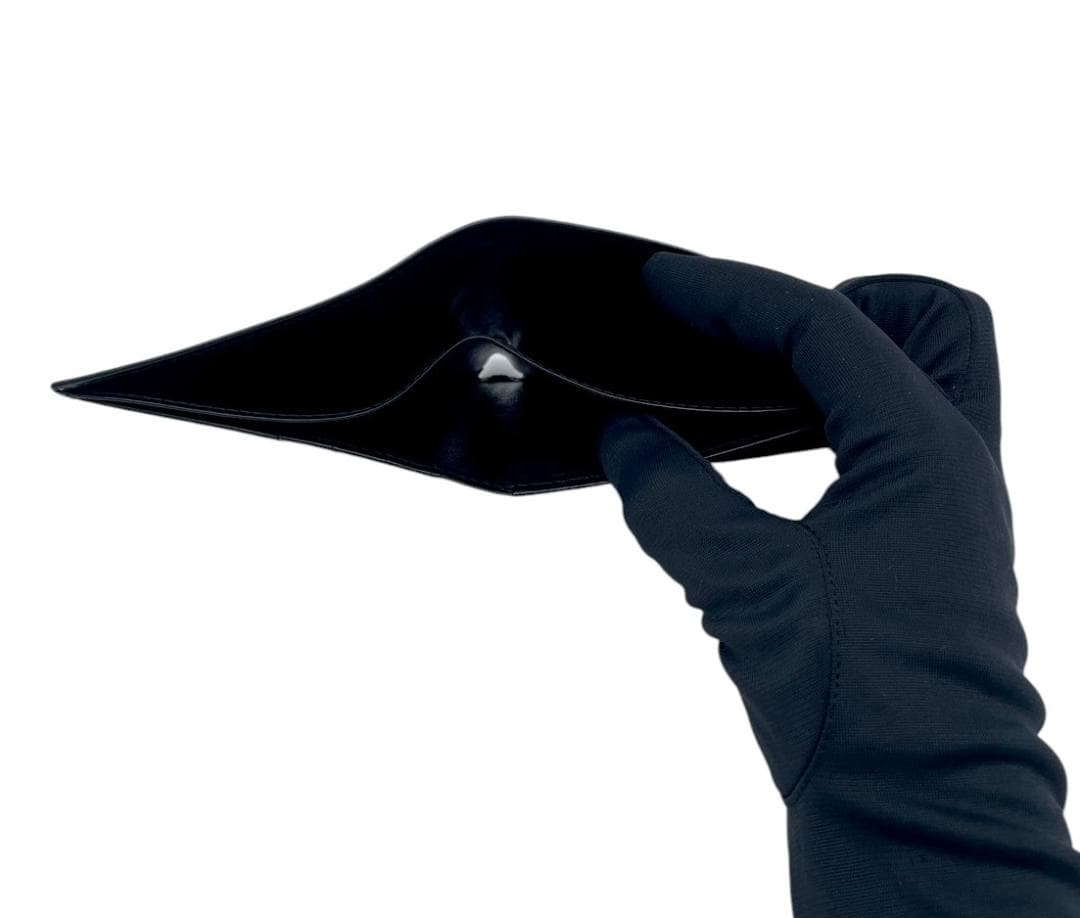 カルティエ マストドゥカルティエ 二つ折り財布 ブラック レザー 正規品