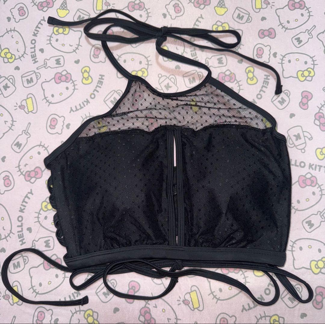 ⭐️シェリミー⭐️ドットチュールコンビビキニ(ブラック)