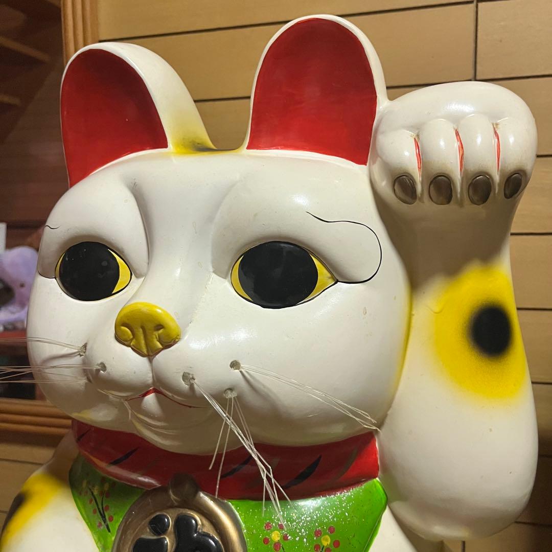 ひでみさん:招き猫　貯金箱　超特大　58cm