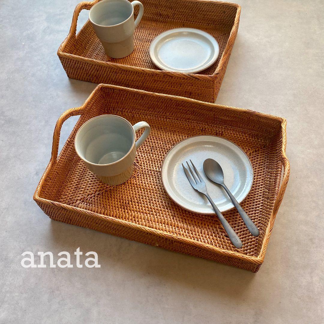 バリ島　トレー小2枚　新品未使用　テーブル用品　キッチン用品　ランチョンマット