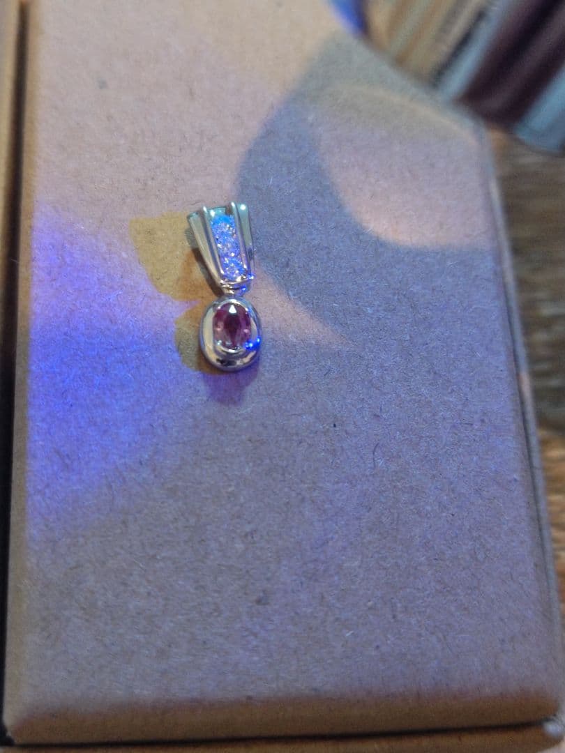 R*n様 天然クリソベリル アレキサンドライト ペンダントトップ 0.22鑑別書