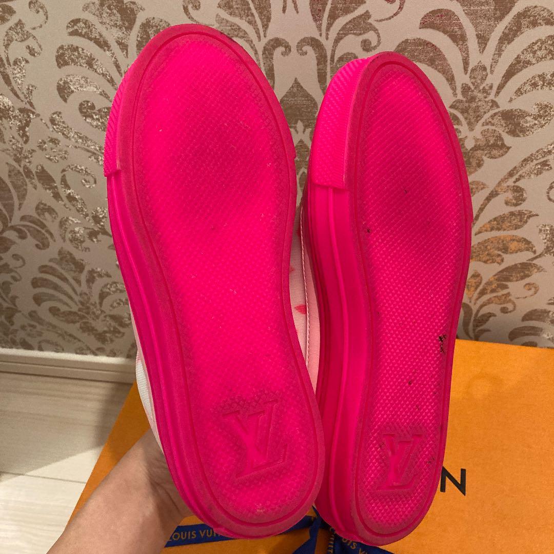 ルイヴィトン スニーカー ピンク