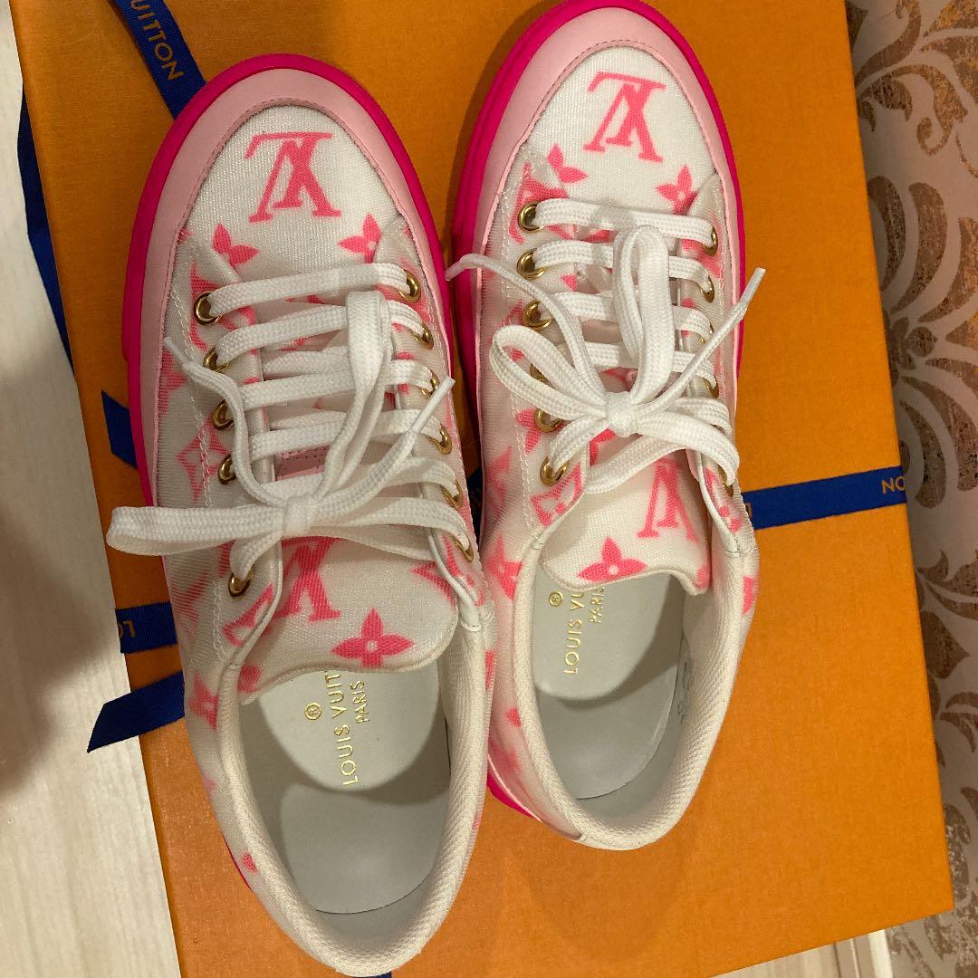 ルイヴィトン スニーカー ピンク