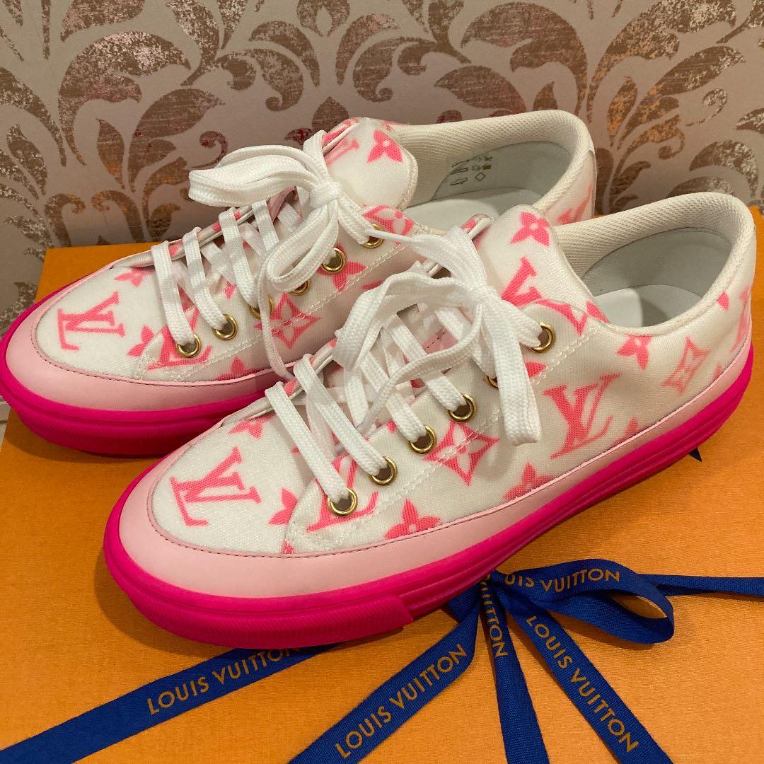 ルイヴィトン スニーカー ピンク