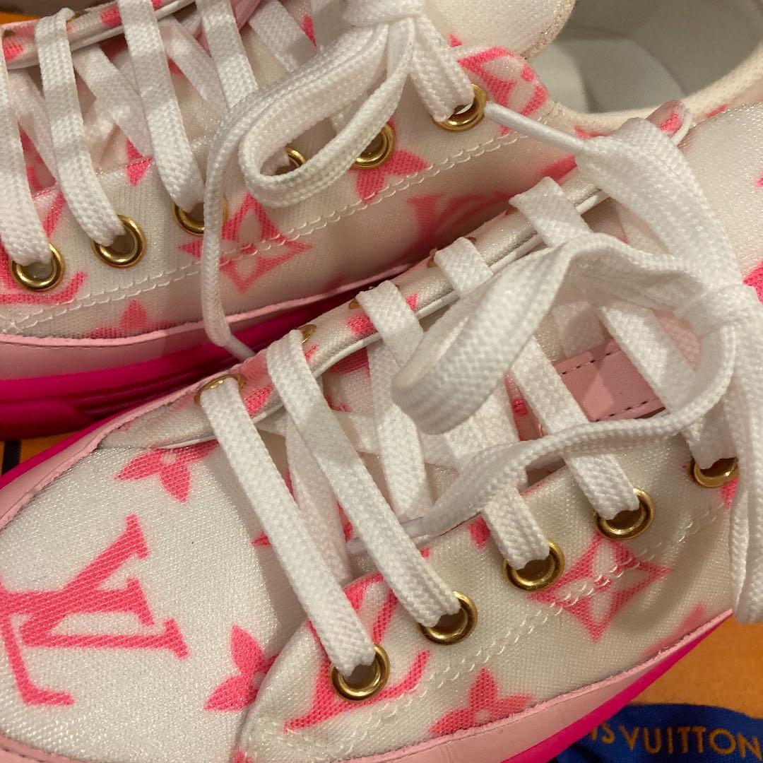ルイヴィトン スニーカー ピンク