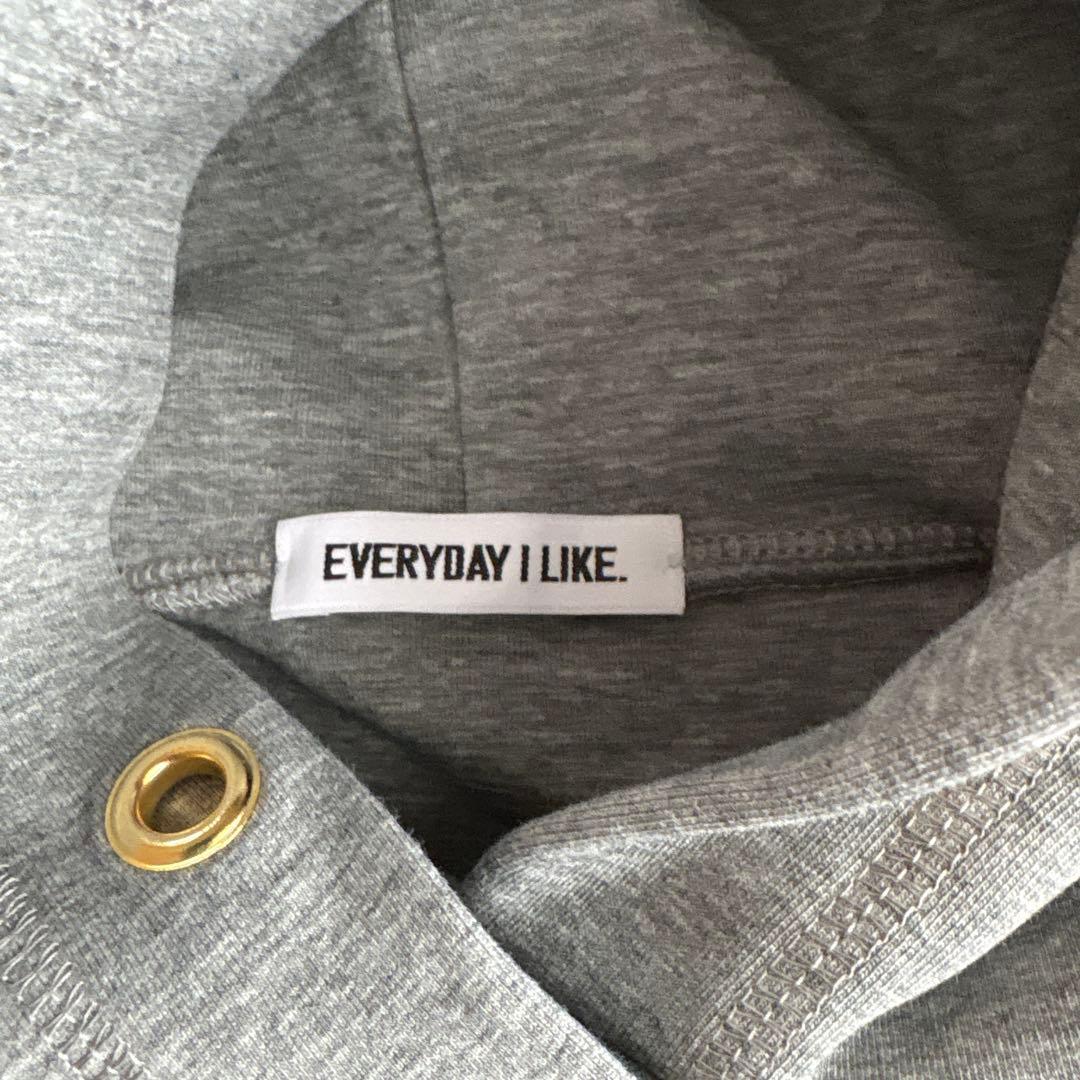AP STUDIO EVERYDAY I LIKE オーバーサイズフーディ 灰