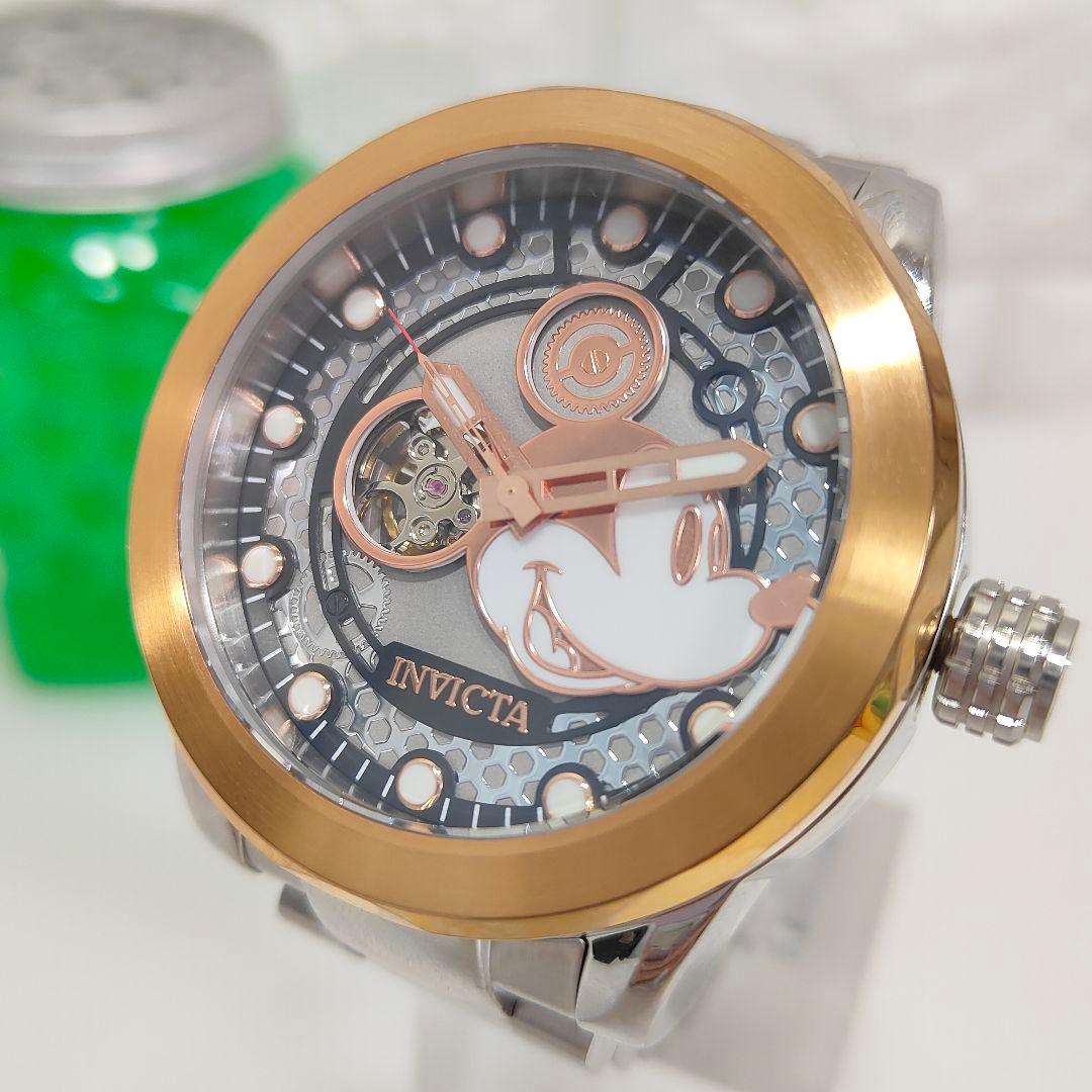 INVICTA ディズニー限定 ミッキーマウス 22744 自動巻 裏スケ 稼働