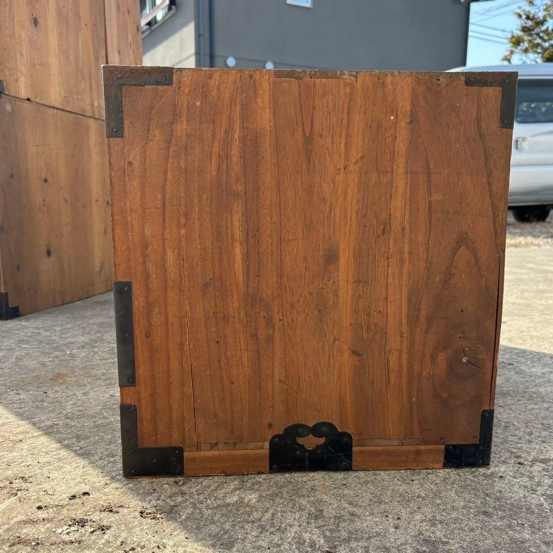 和箪笥　3段重ね　タンス　アンティーク　レトロ　古民家　家具