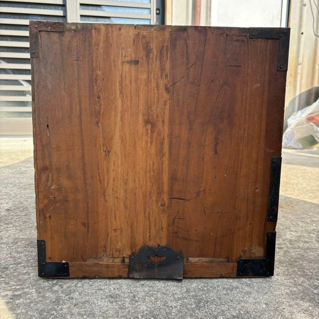 和箪笥　3段重ね　タンス　アンティーク　レトロ　古民家　家具