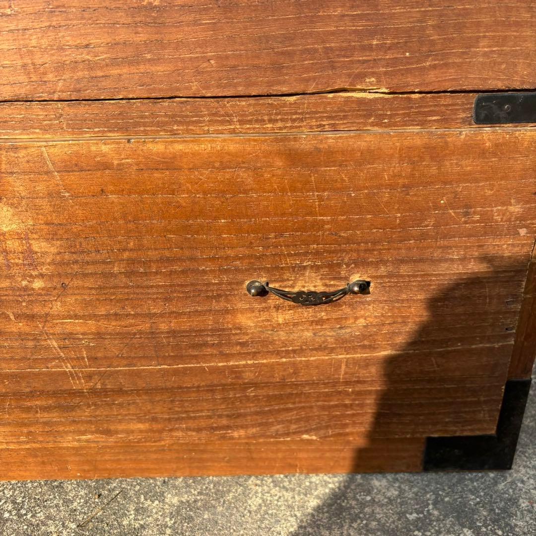 和箪笥　3段重ね　タンス　アンティーク　レトロ　古民家　家具