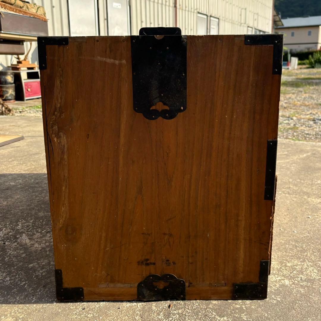 和箪笥　3段重ね　タンス　アンティーク　レトロ　古民家　家具