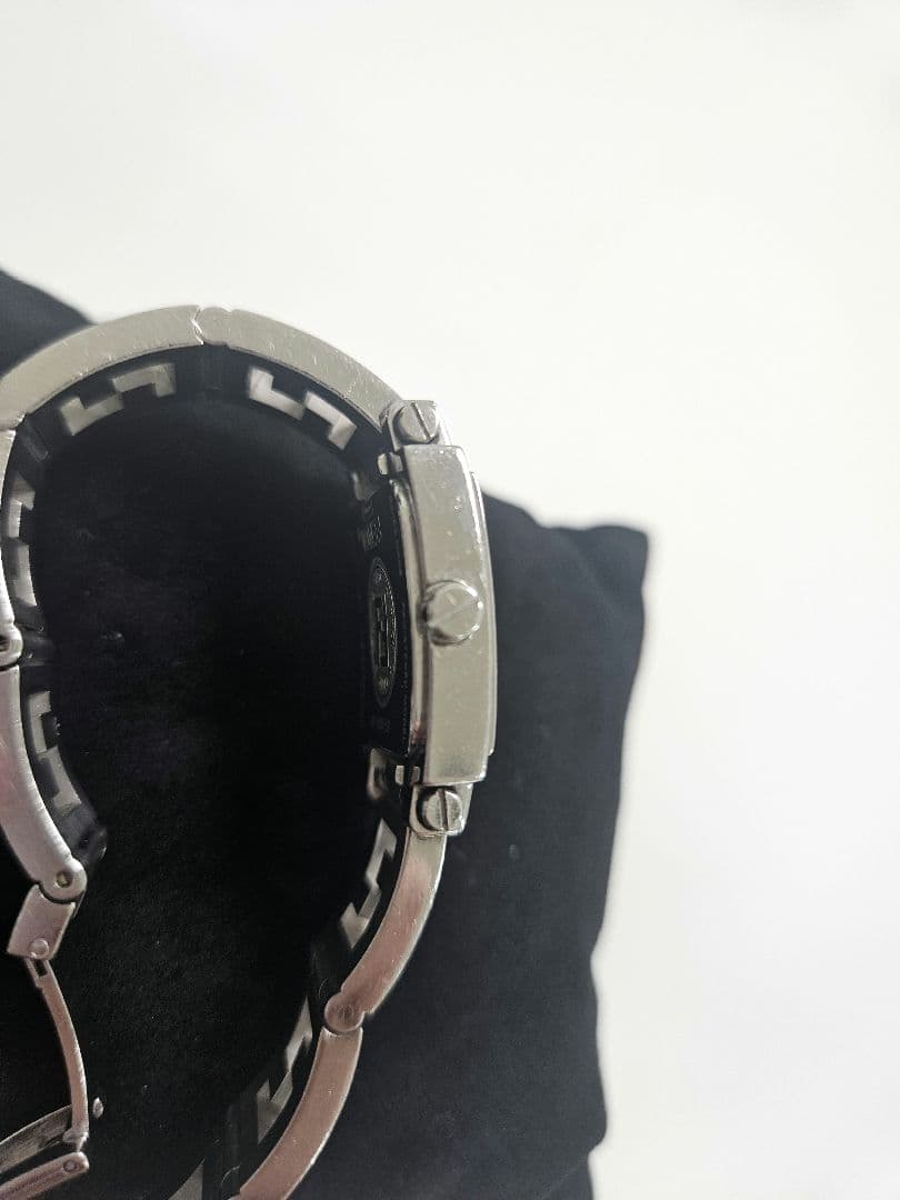 【稼働】フェンディ 腕時計 F6000L スクエア ズッカベルト クォーツ ＳＳ