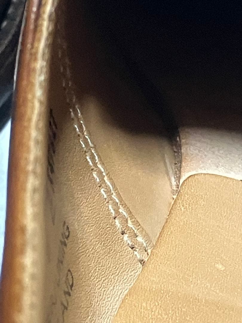 Crockett&Jones MALTON セミブローグ 内羽根 茶 UK6