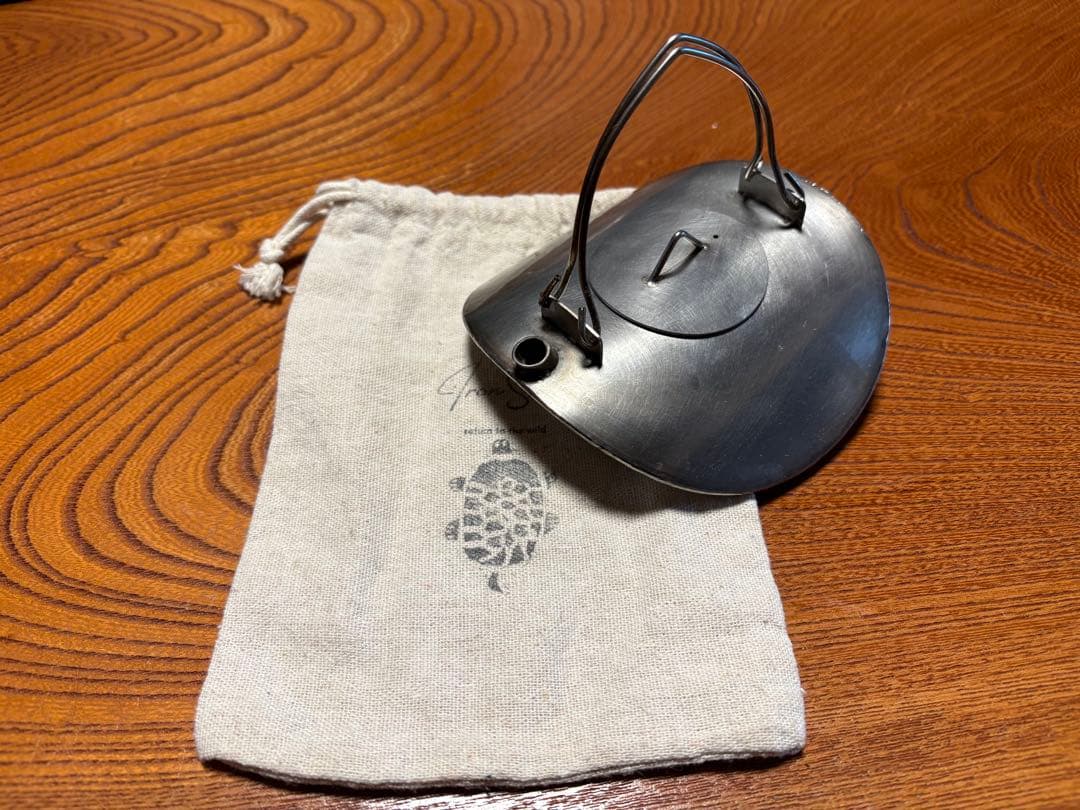 タートルケトル IRONSHOP 1回のみ使用・美品／袋に少し傷みあり