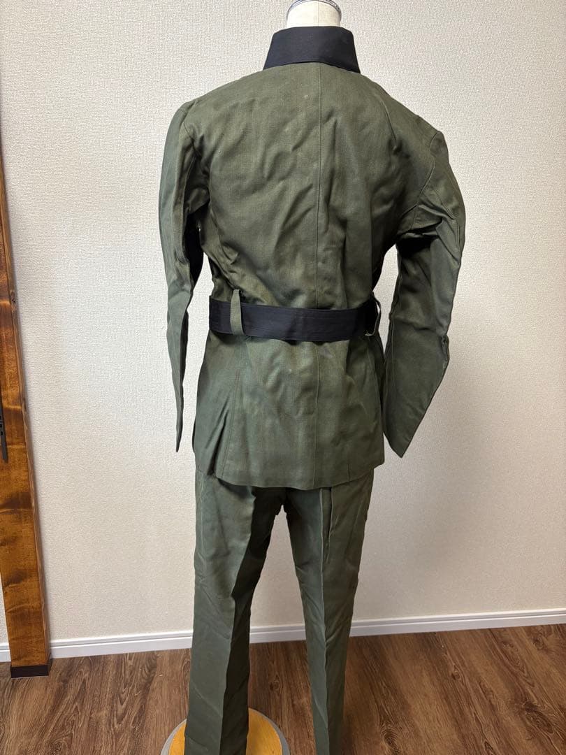 【金庫保管品】戦中　警防団制服上下　未使用品　JAPANVINTAGE