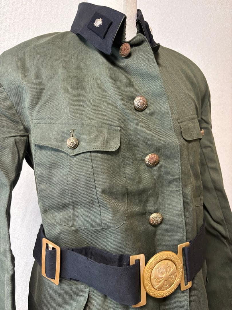 【金庫保管品】戦中　警防団制服上下　未使用品　JAPANVINTAGE