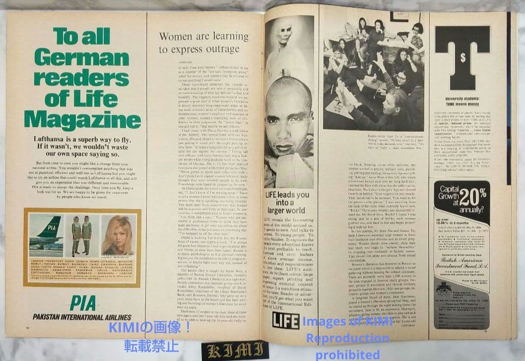 ライフ マガジン 1970 1月19 LIFE Magazine JANUARY