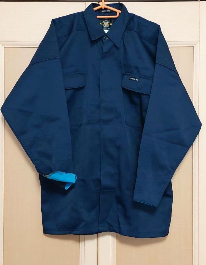 寅壱 超超ロング八分上下セット2530 L(w79) 濃紺