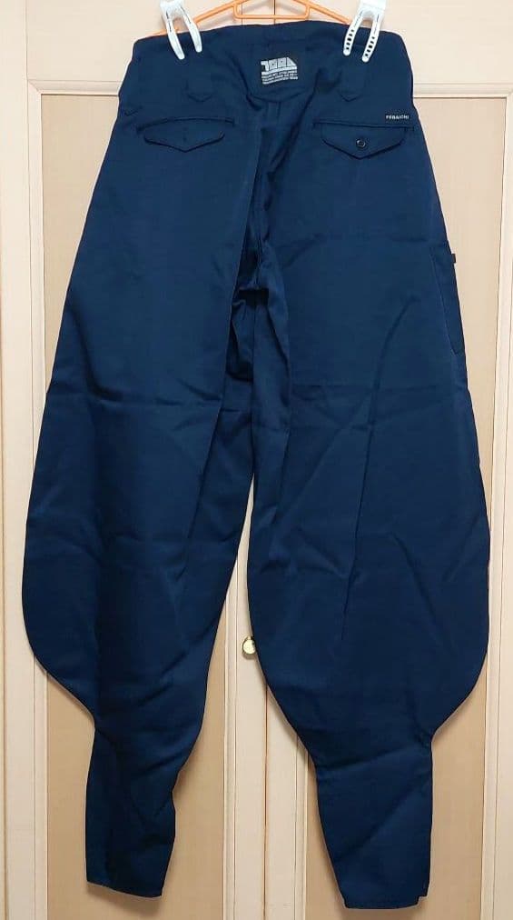 寅壱 超超ロング八分上下セット2530 L(w79) 濃紺