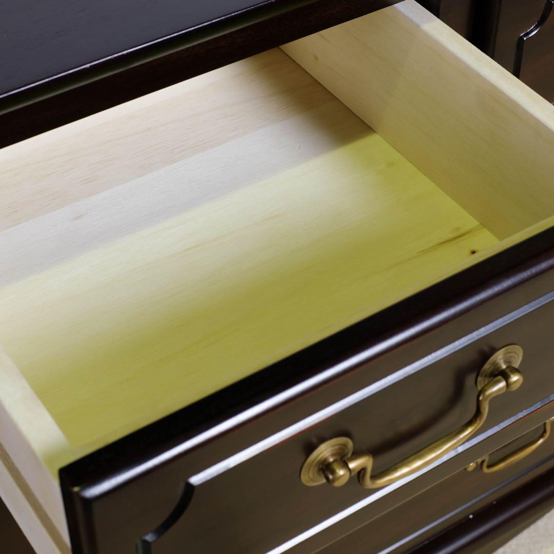 G 新品 チェスト 110cm アンティーク タンス リビング収納 衣類収納