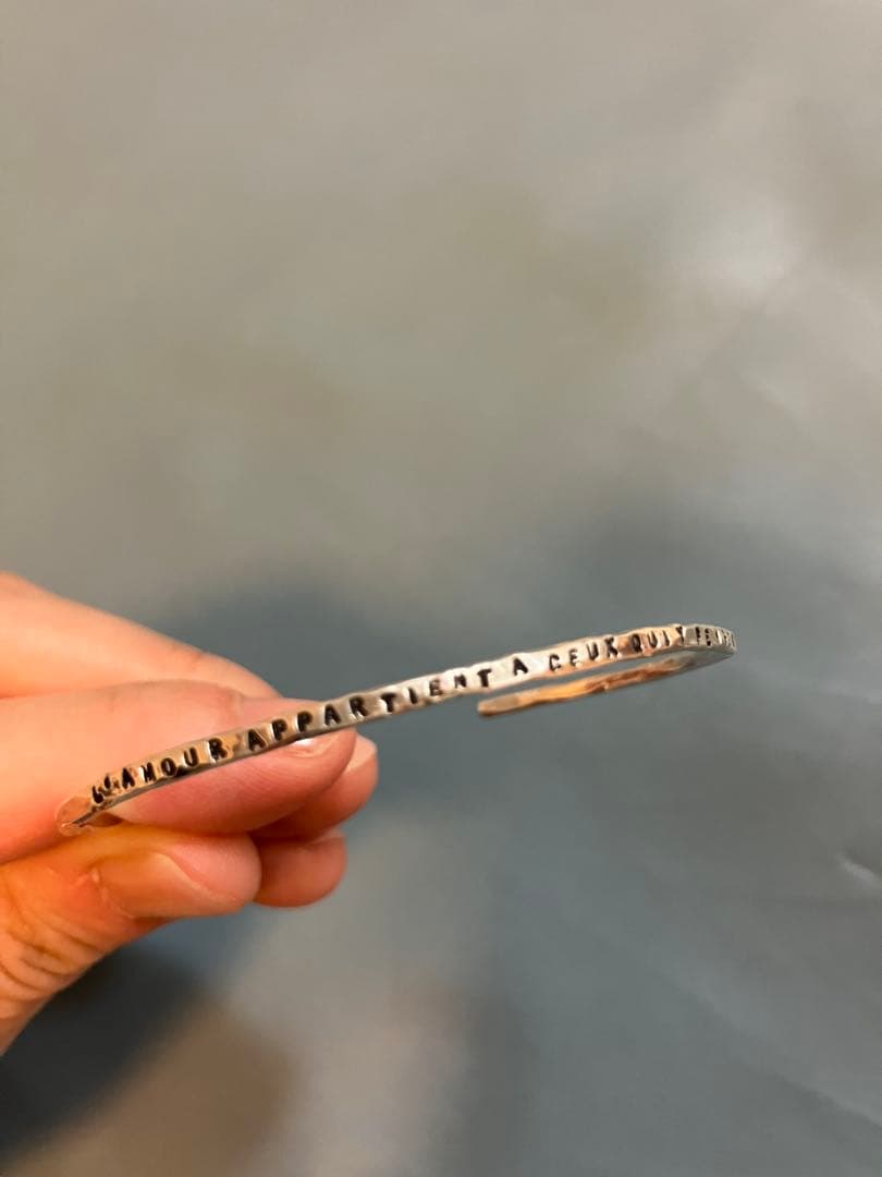 【SERGE THORAVAL (セルジュ・トラヴァル)】バングル　シルバー