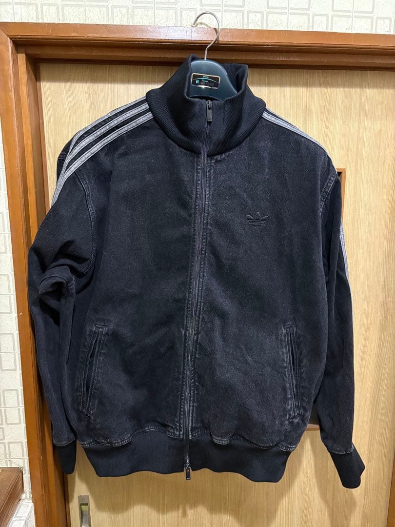 adidas アディカラー　デニム　トラックトップ　2XL