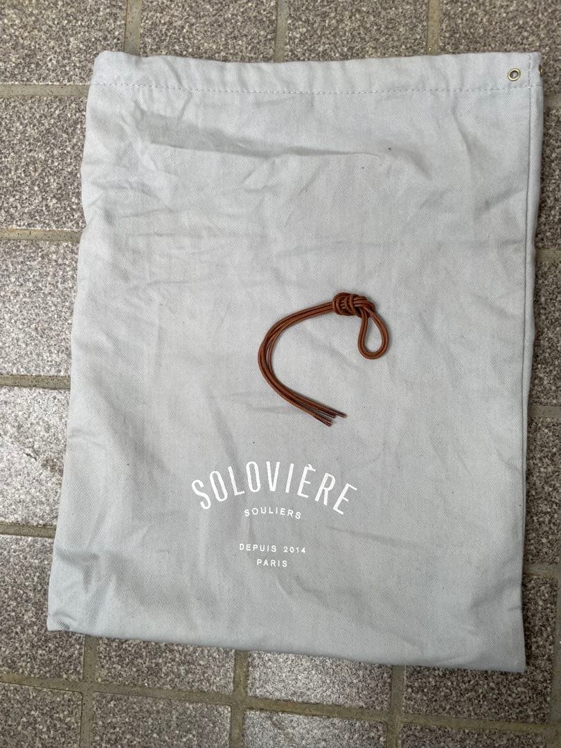 SOLOVIERE NICO ブラウン　スウェード　モカシン 42