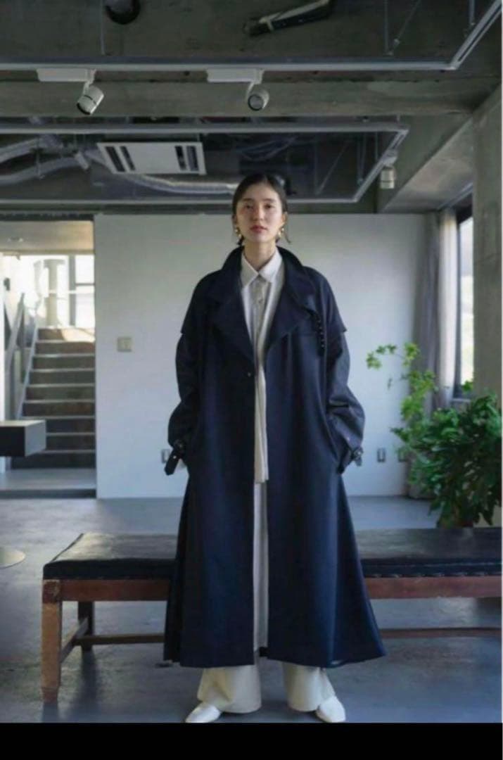 美品　Knuth Marf 3WAY トレンチコート　デニム　切替　異素材