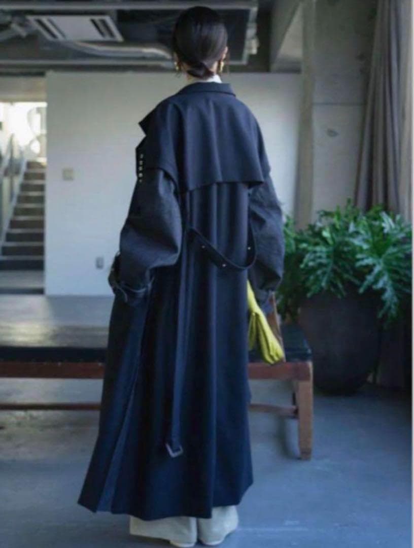 美品　Knuth Marf 3WAY トレンチコート　デニム　切替　異素材