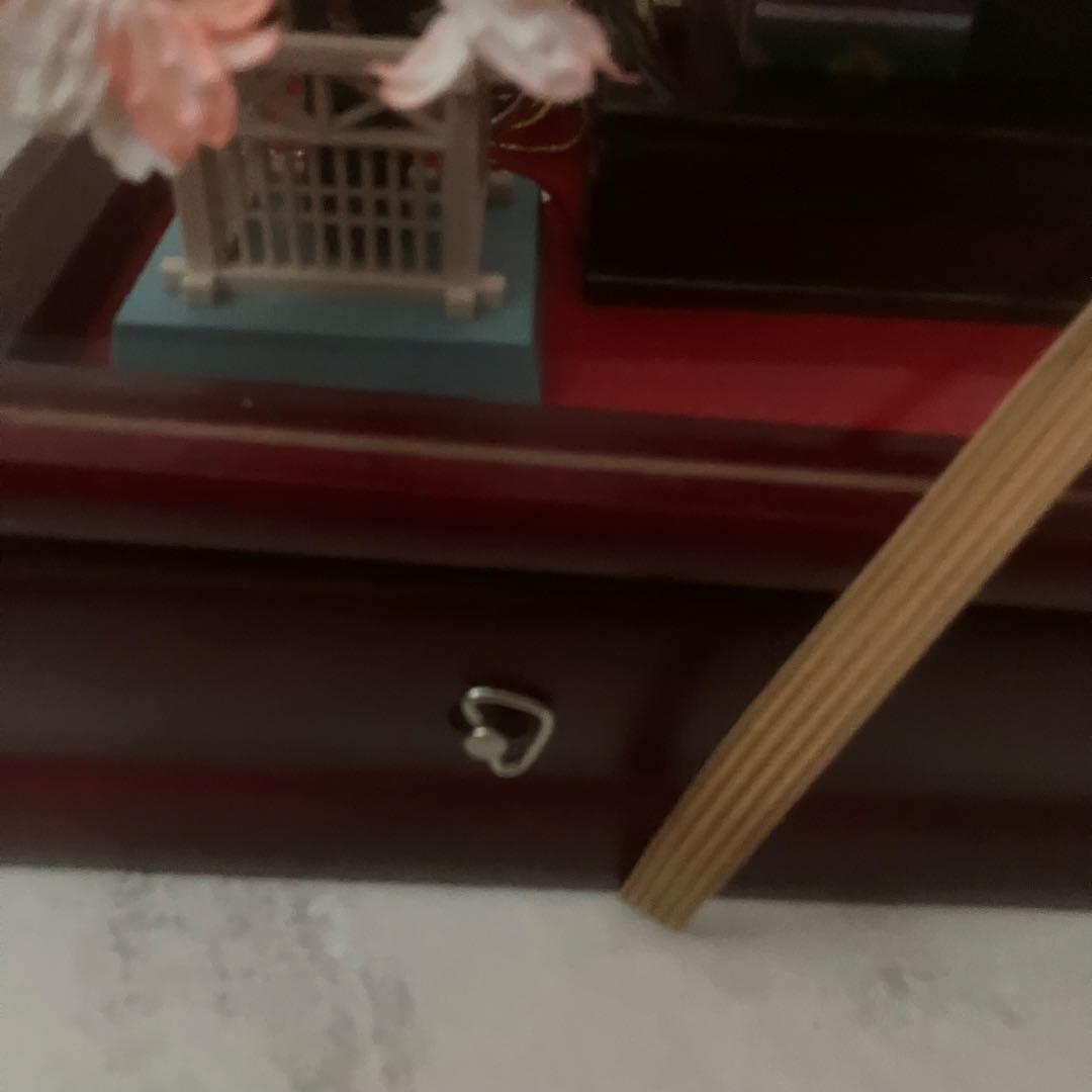 【美品】　雛人形 ひな人形 ひな祭り ガラスケース入り お雛様