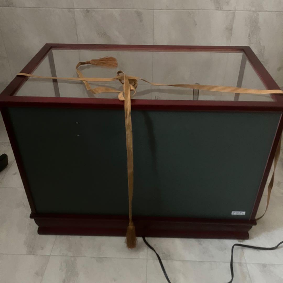 【美品】　雛人形 ひな人形 ひな祭り ガラスケース入り お雛様