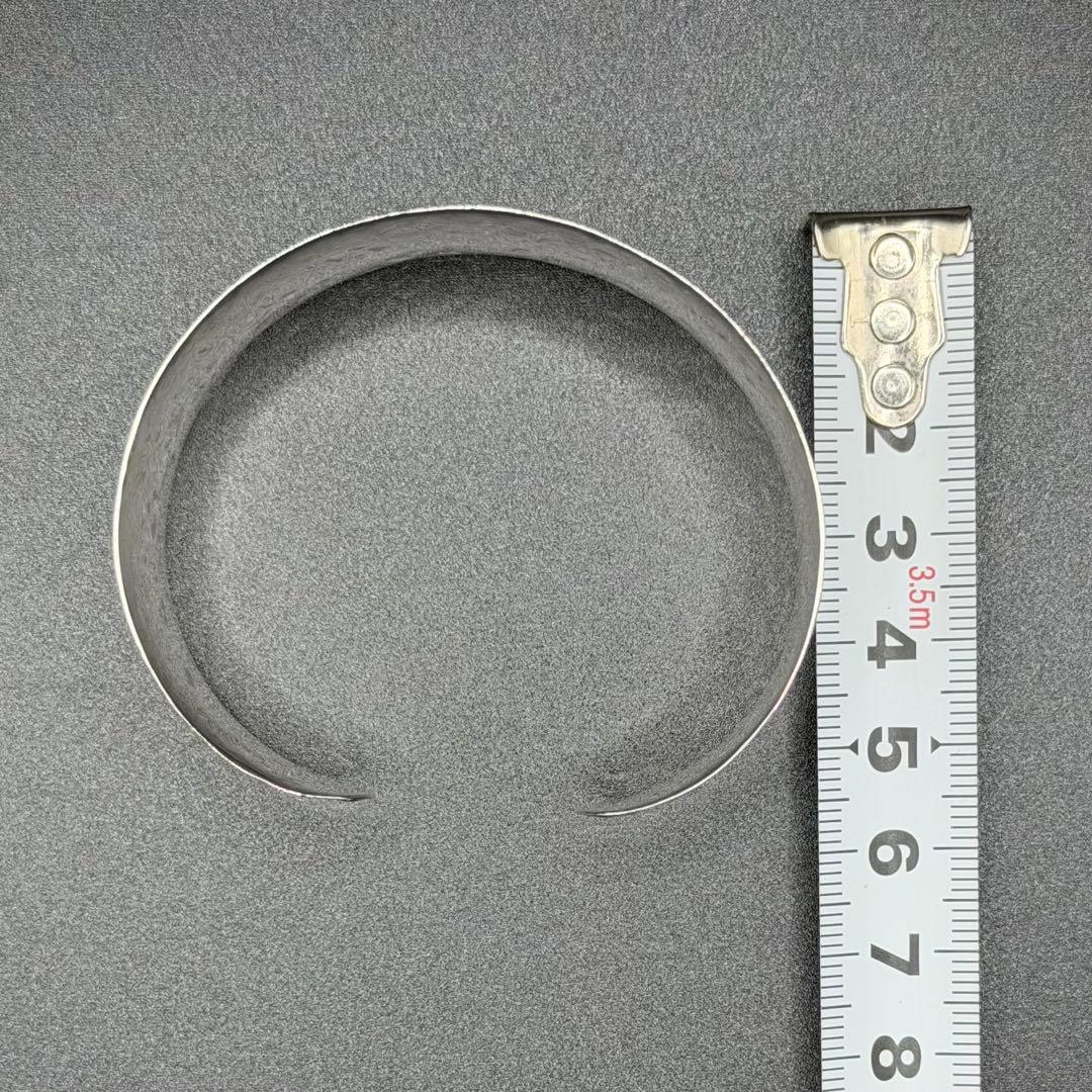 シルバー925 ハンマードオープンバングル