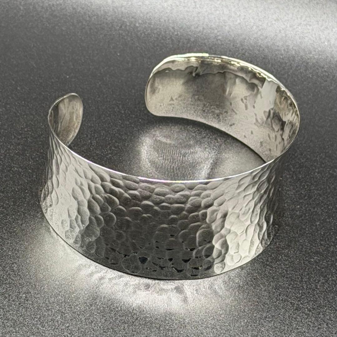 シルバー925 ハンマードオープンバングル