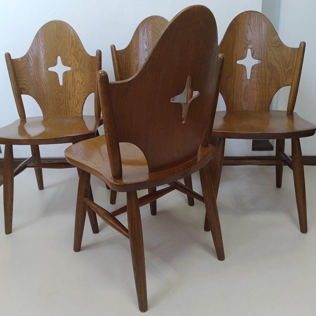 希少なお品　飛騨の家具　WINDS 太平　ダイニングチェア　チャーチチェア