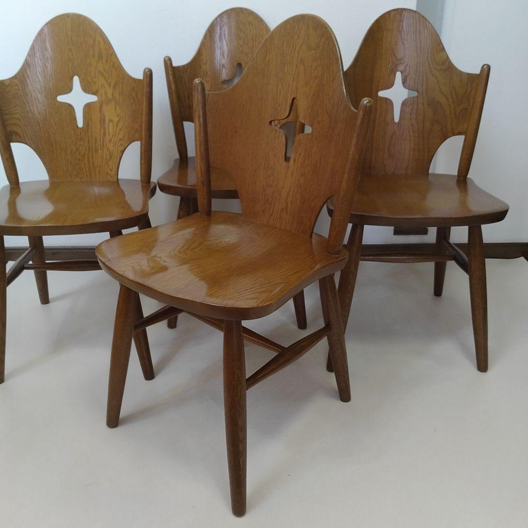 希少なお品　飛騨の家具　WINDS 太平　ダイニングチェア　チャーチチェア