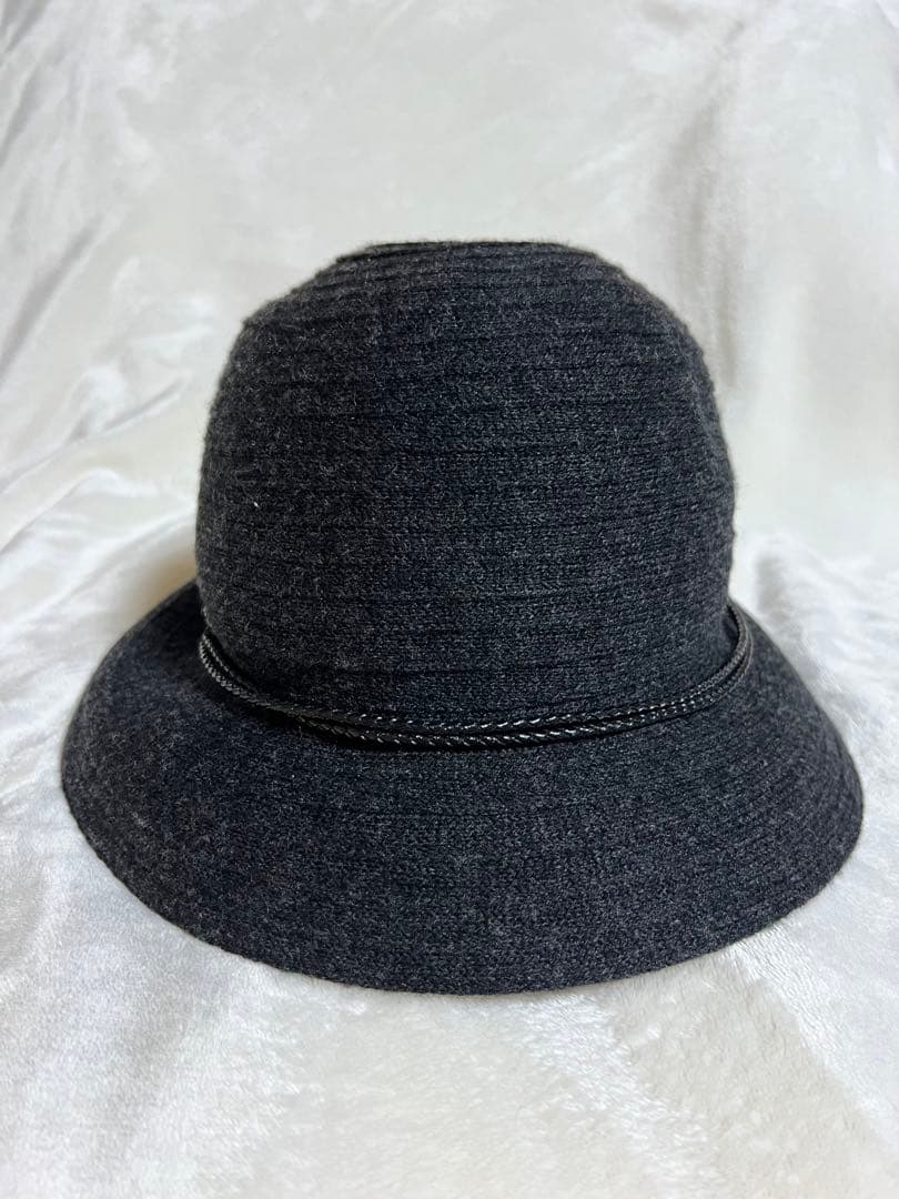 【新品タグ付】ヘレンカミンスキー　ハット　ウールフェルト　カシミヤ　ダークグレー