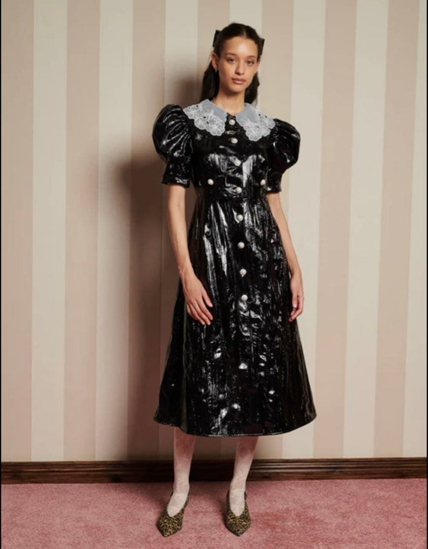 【Sister Jane】ブラックドレス パフスリーブ