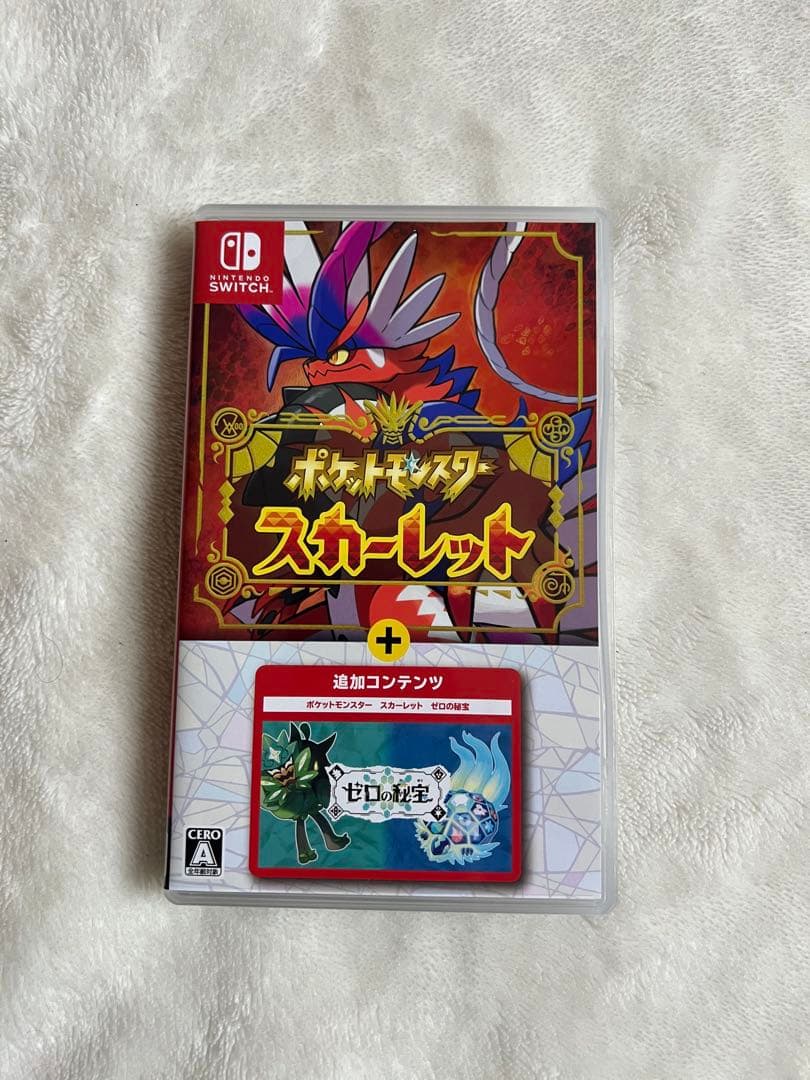 Nintendo Switch　ポケットモンスター スカーレット+ゼロの秘宝