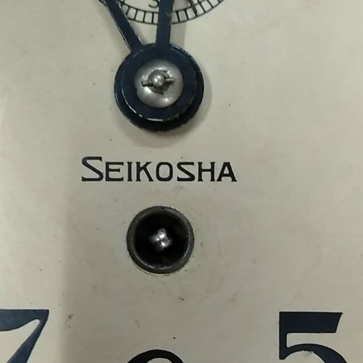 SEIKOSHA　セイコーシャ　バス時計　ネジ巻式