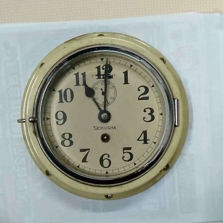 SEIKOSHA　セイコーシャ　バス時計　ネジ巻式