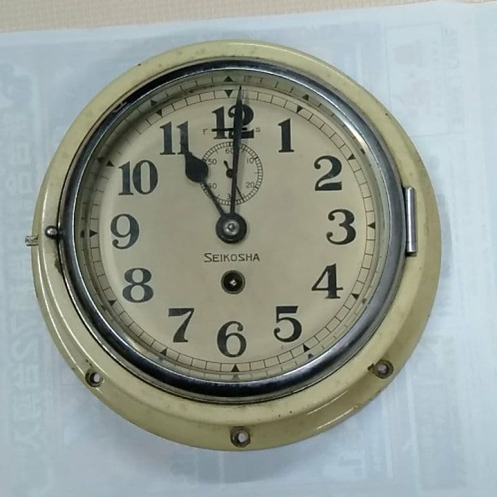 SEIKOSHA　セイコーシャ　バス時計　ネジ巻式