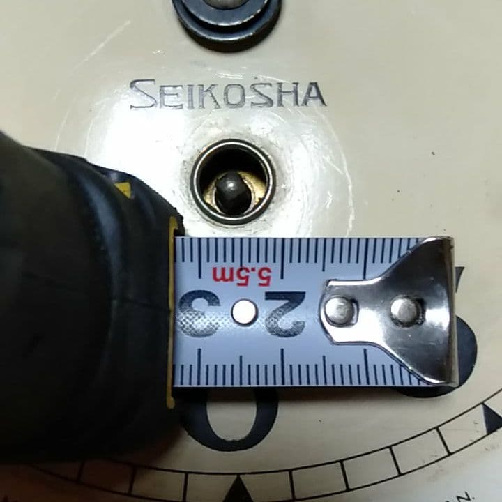 SEIKOSHA　セイコーシャ　バス時計　ネジ巻式