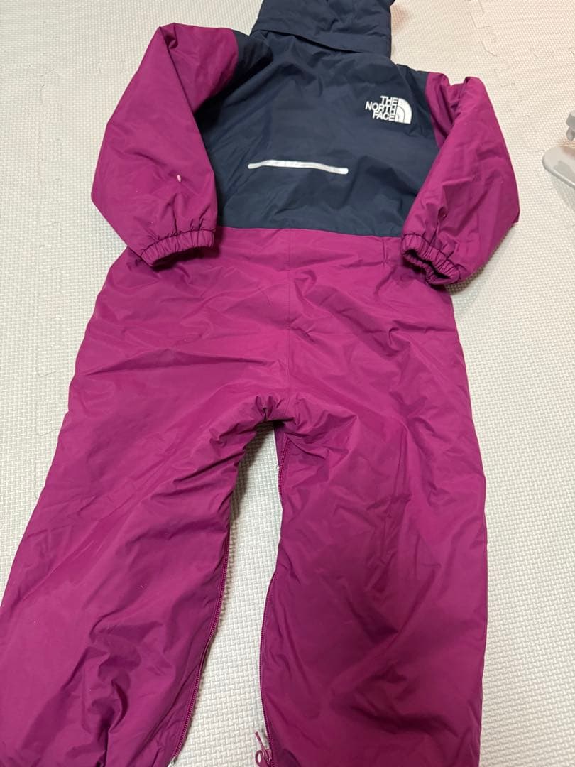 THE NORTH FACE スノーウェア 90cm ラベンダー ジャンプスーツ