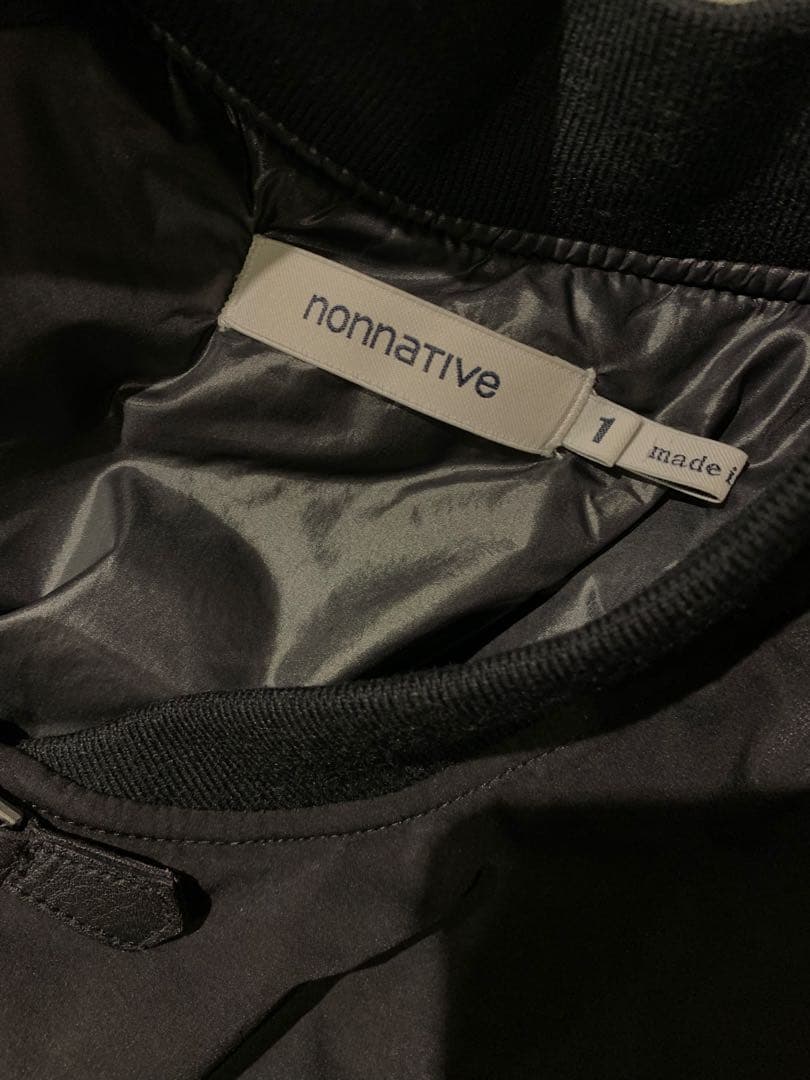 nonnative MA-1フライトジャケット ブラック サイズ1