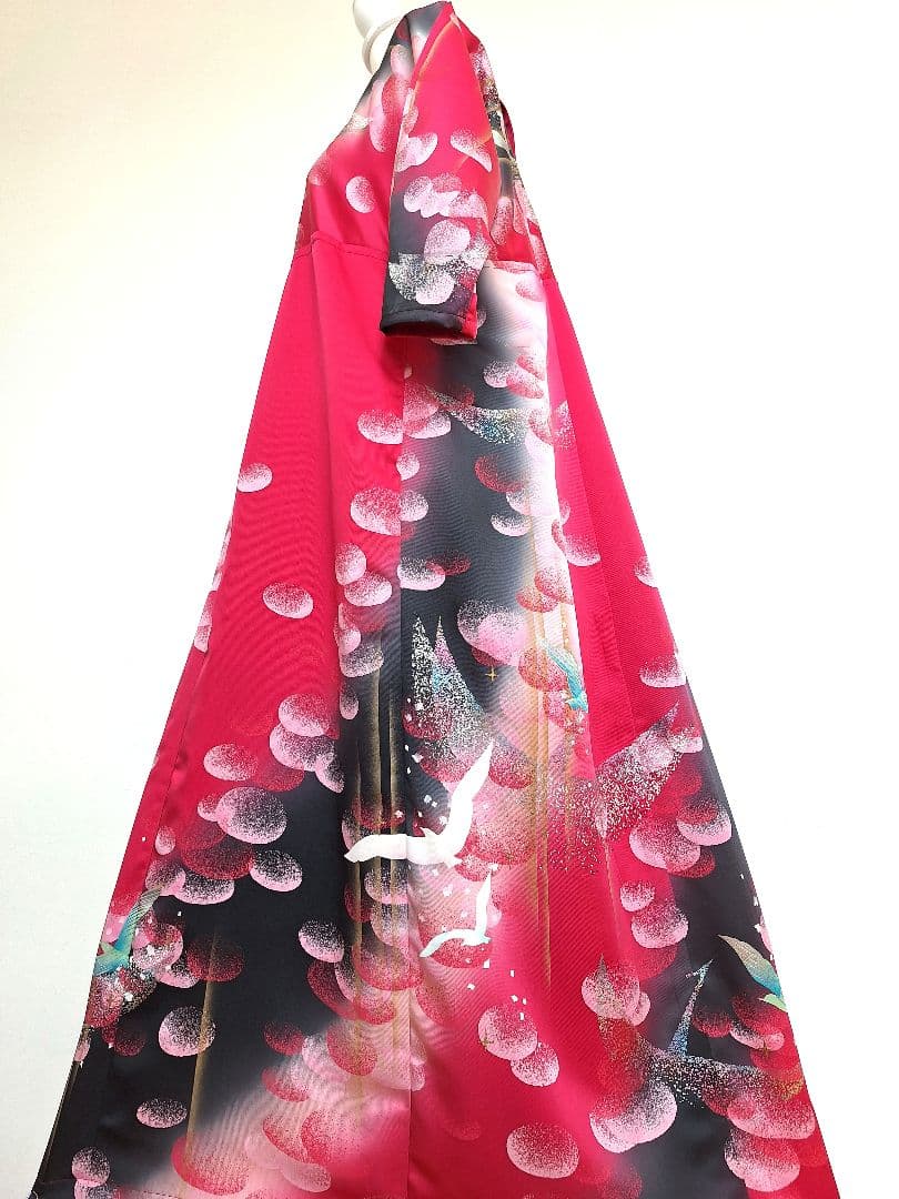 着物リメイクワンピース3620