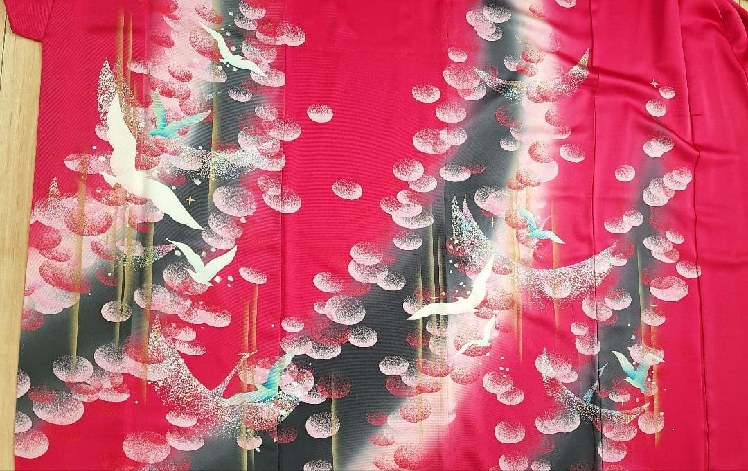 着物リメイクワンピース3620