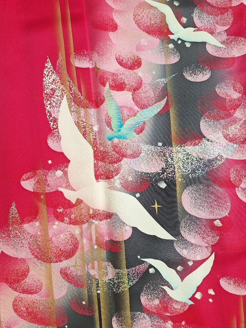 着物リメイクワンピース3620