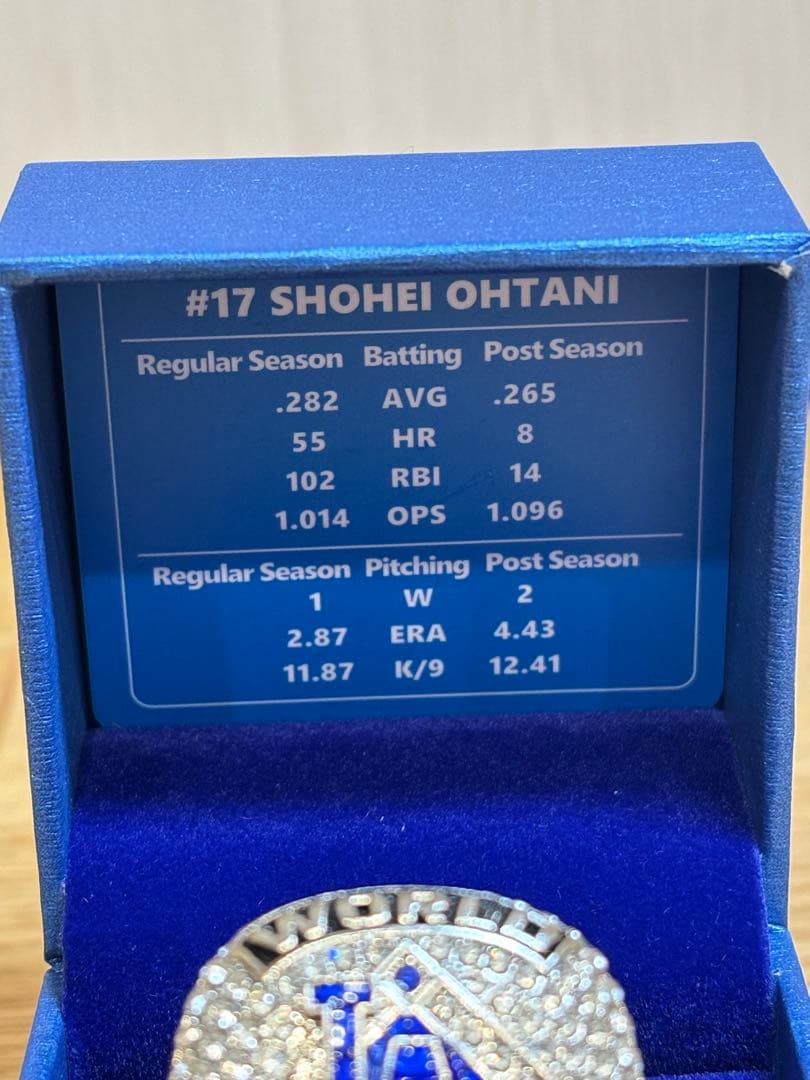 ⭐完全一点限定⭐【入手困難セット】大谷翔平 2025世界一リング厳選3点特別構成