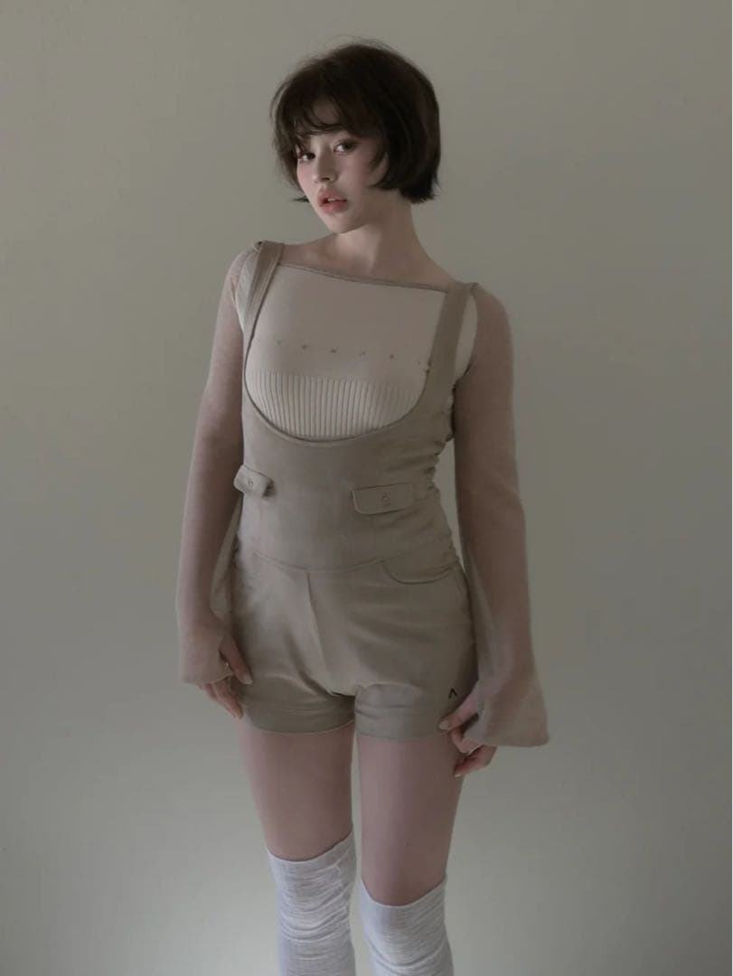 サロペット・オーバーオール・オールインワン andmary Cameron salopette / beige