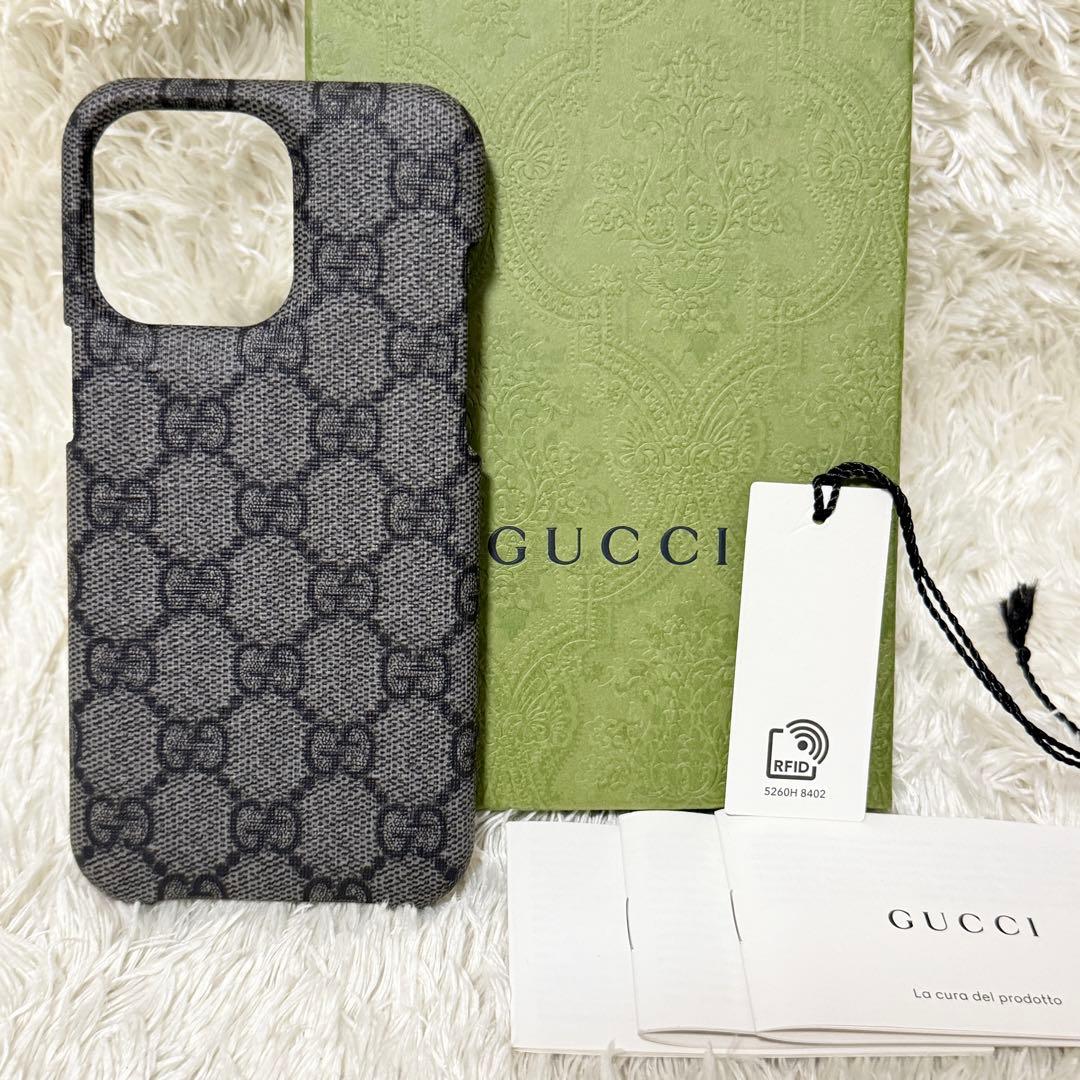 GUCCI グッチ iPhone15 pro max ケース GGスプリーム